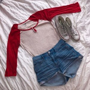 Old Navy Vintage Baseball Tee 3/4 Sleeve